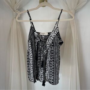 Ocean Drive boho V neck top